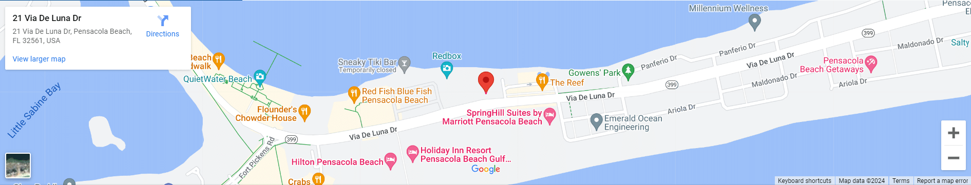 Paradise Charters Location